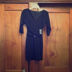 black cocktail dress